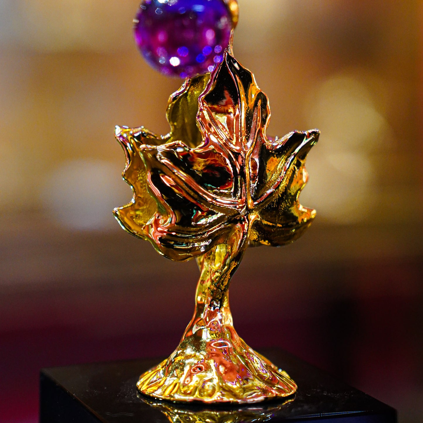 Purple Grape Lucky Tree Art Decor Lite Luxury