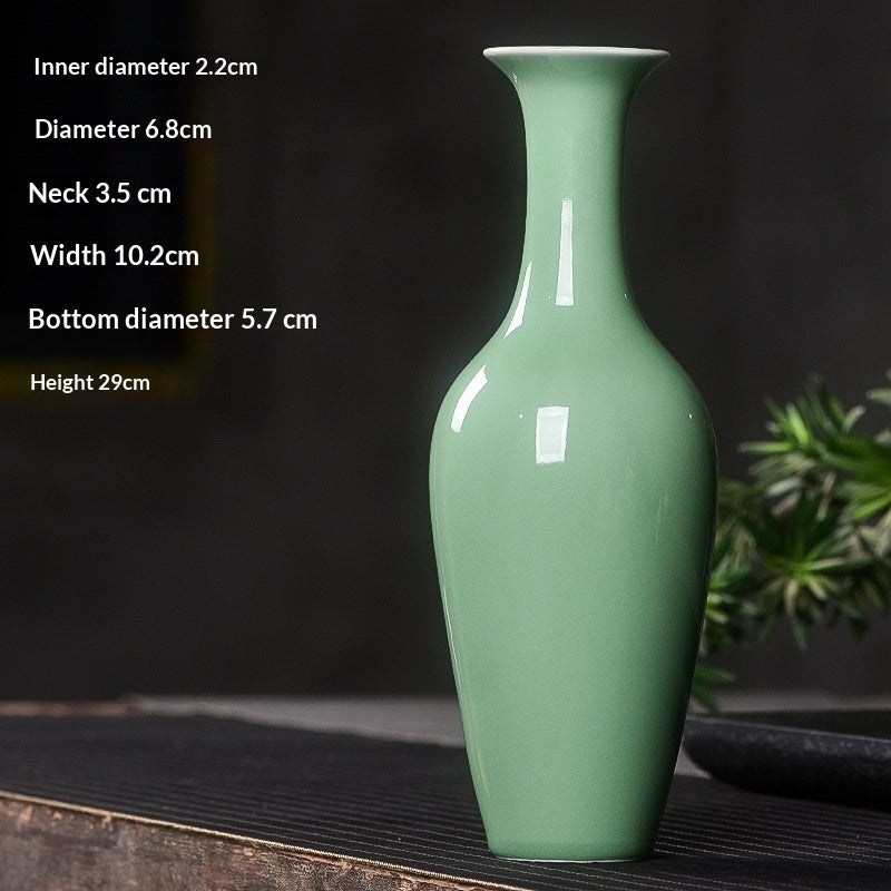 Celadon Creative Hydroponic Simple Flower Arrangement Home Vase Furniture