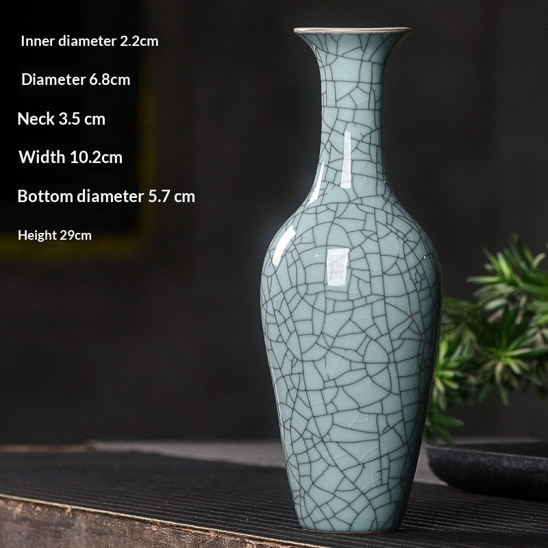 Celadon Creative Hydroponic Simple Flower Arrangement Home Vase Furniture