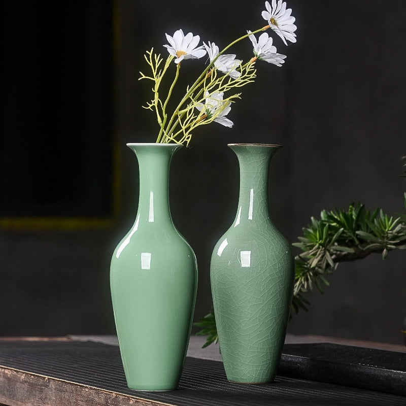 Celadon Creative Hydroponic Simple Flower Arrangement Home Vase Furniture